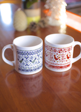 ノベルティー・ペアマグカップデザイン