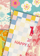 年賀状デザイン／付録カレンダーカバー