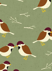 鳥柄のパターン｜by アニャン