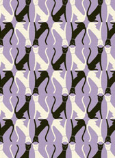 ネコ柄のイラストパターン｜by アニャン